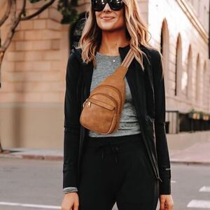 Leather Cross Body Sling Bag